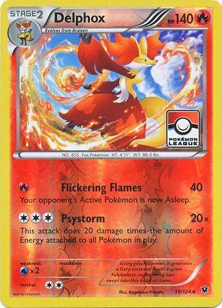 Delphox (13/124) (League Promo) [XY: Fates Collide] | Tables and Towers