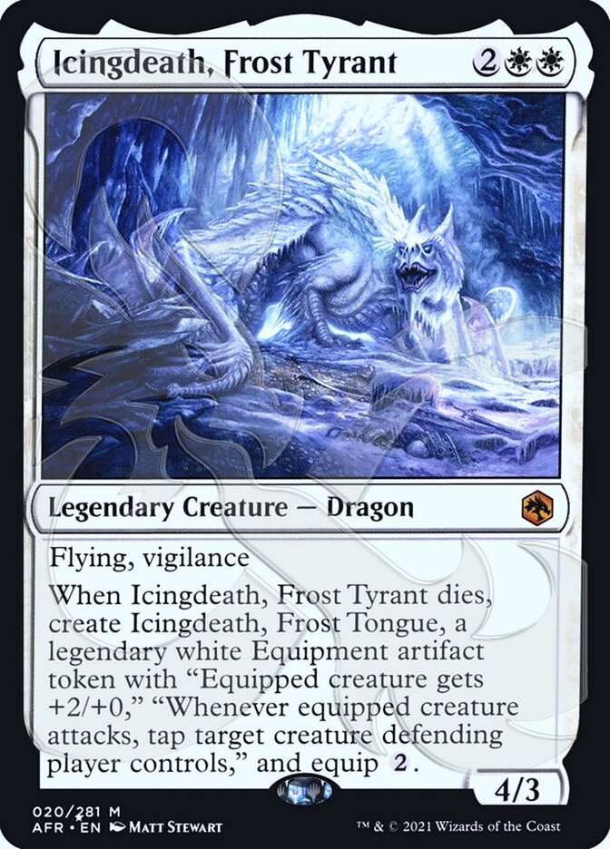 Icingdeath, Frost Tyrant (Ampersand Promo) [Dungeons & Dragons: Adventures in the Forgotten Realms Promos] | Tables and Towers