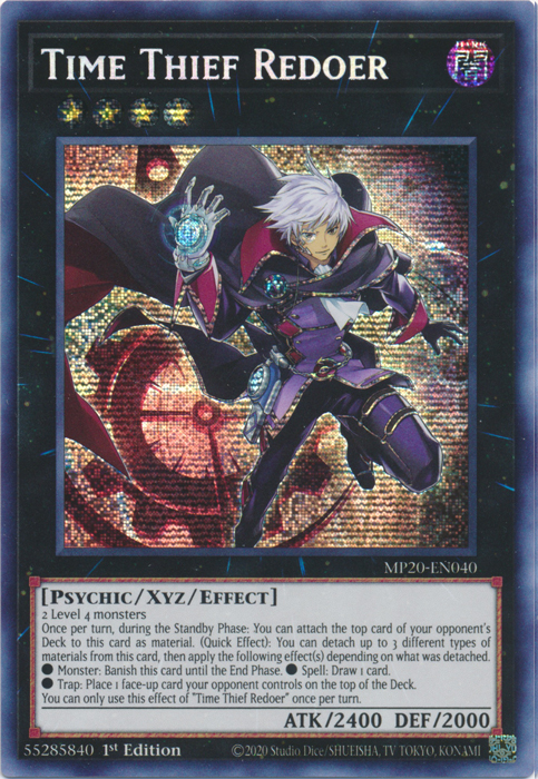 Time Thief Redoer [MP20-EN040] Prismatic Secret Rare | Tables and Towers