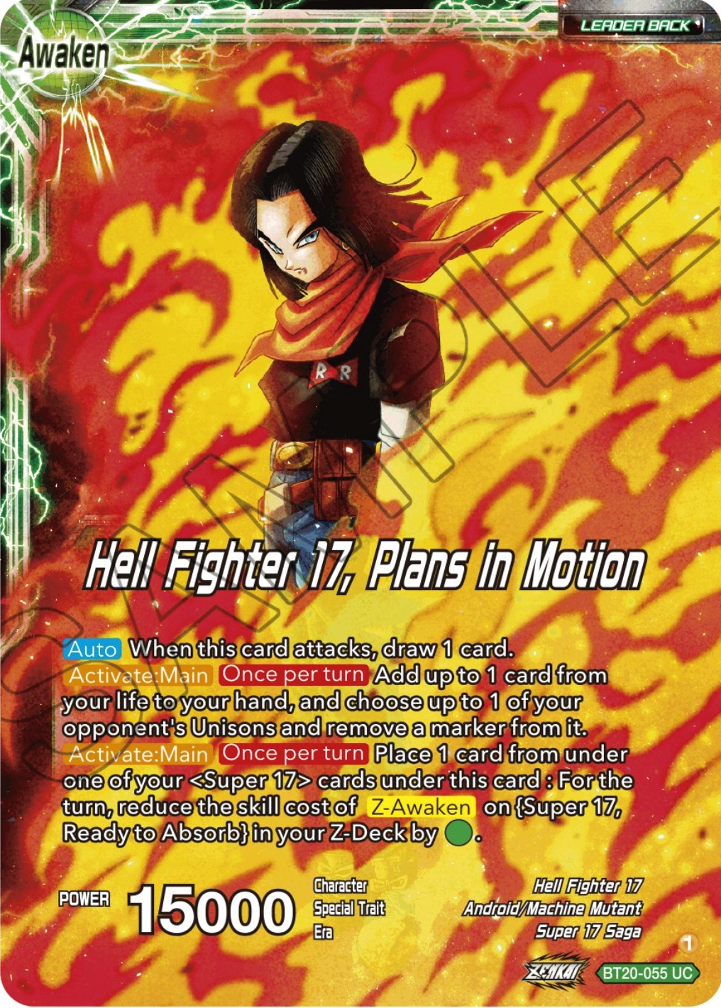 Android 20 & Dr. Myuu // Hell Fighter 17, Plans in Motion (BT20-055) [Power Absorbed] | Tables and Towers