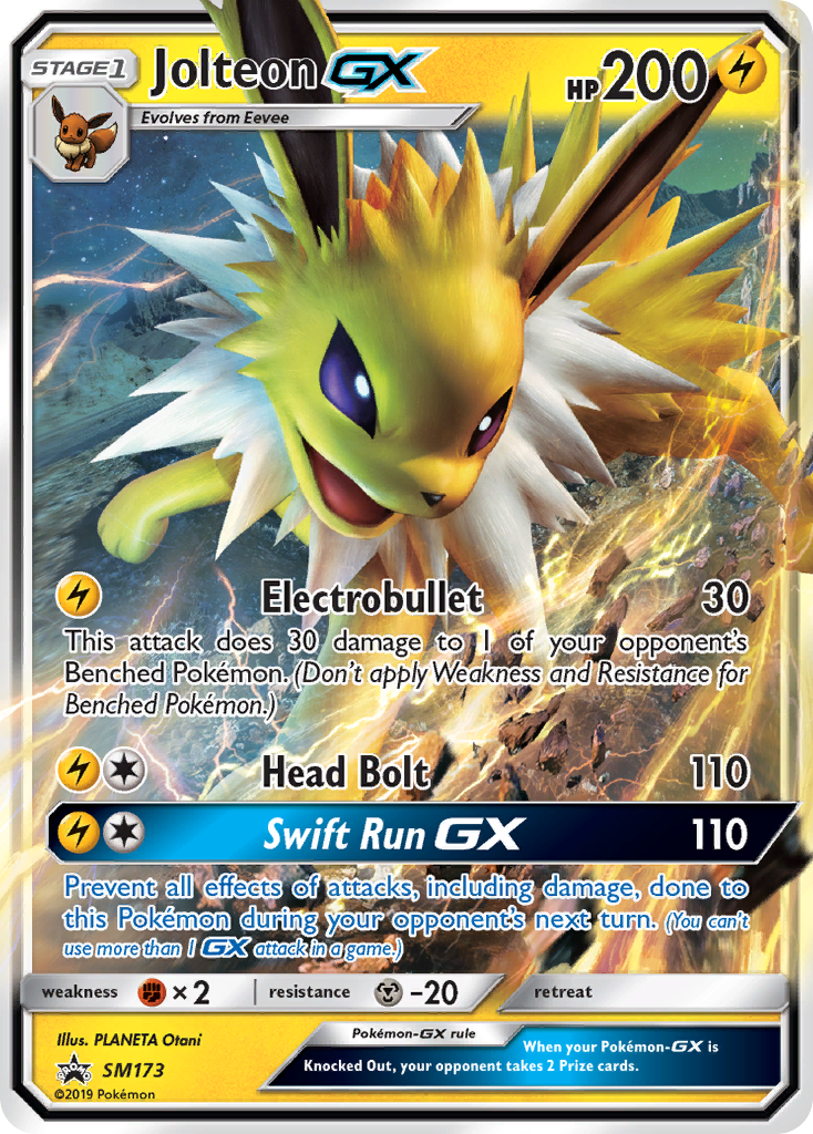 Jolteon GX (SM173) [Sun & Moon: Black Star Promos] | Tables and Towers