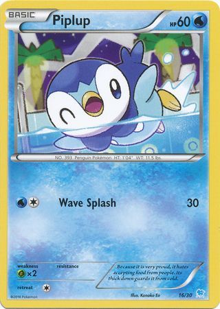 Piplup (16/30) [XY: Trainer Kit 3 - Suicune] | Tables and Towers