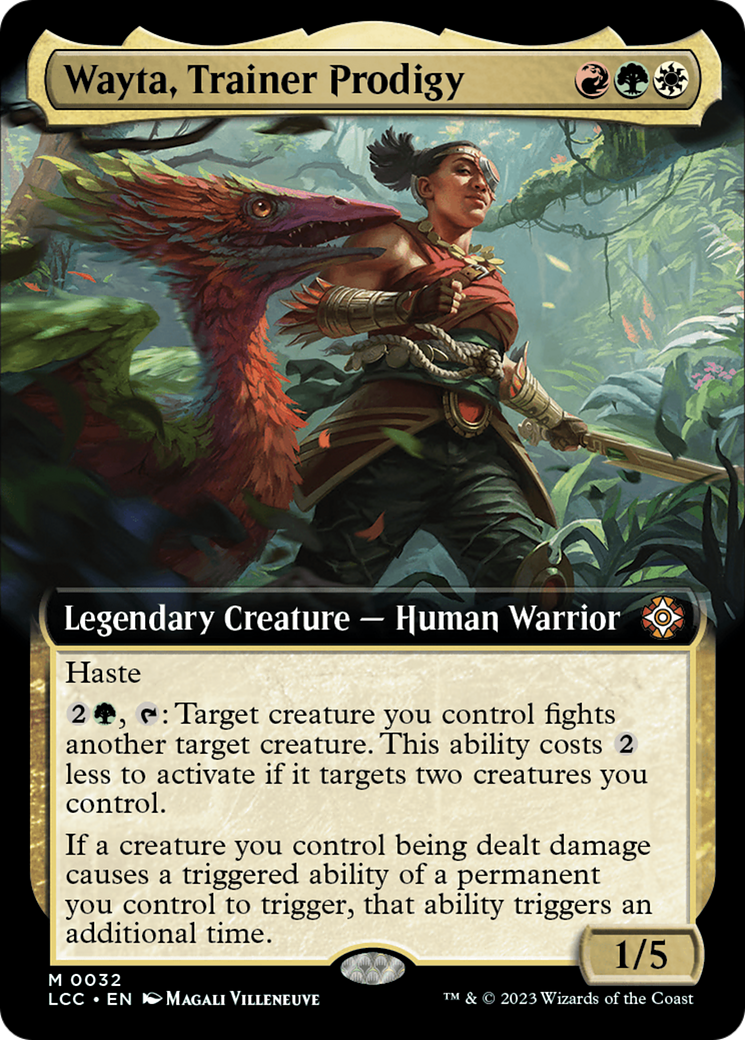 Wayta, Trainer Prodigy (Extended Art) [The Lost Caverns of Ixalan Commander] | Tables and Towers