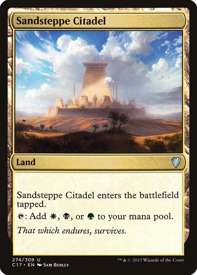 Sandsteppe Citadel [Commander 2017] | Tables and Towers