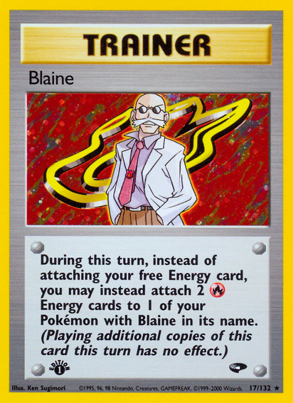 Blaine (17/132) [Gym Challenge 1st Edition] | Tables and Towers