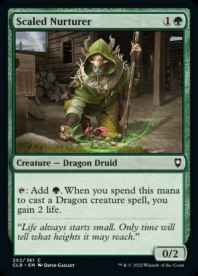 Scaled Nurturer [Commander Legends: Battle for Baldur's Gate] | Tables and Towers