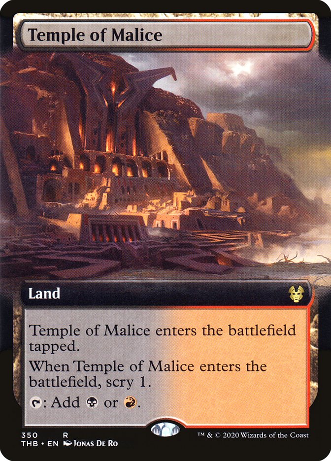 Temple of Malice (Extended Art) [Theros Beyond Death] | Tables and Towers