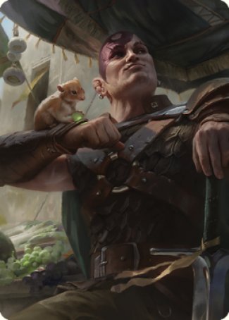 Minsc & Boo, Timeless Heroes Art Card (38) [Commander Legends: Battle for Baldur's Gate Art Series] | Tables and Towers