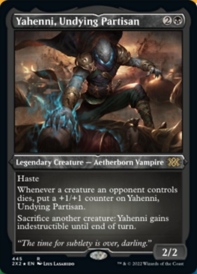 Yahenni, Undying Partisan (Foil Etched) [Double Masters 2022] | Tables and Towers