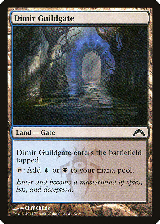 Dimir Guildgate [Gatecrash] | Tables and Towers