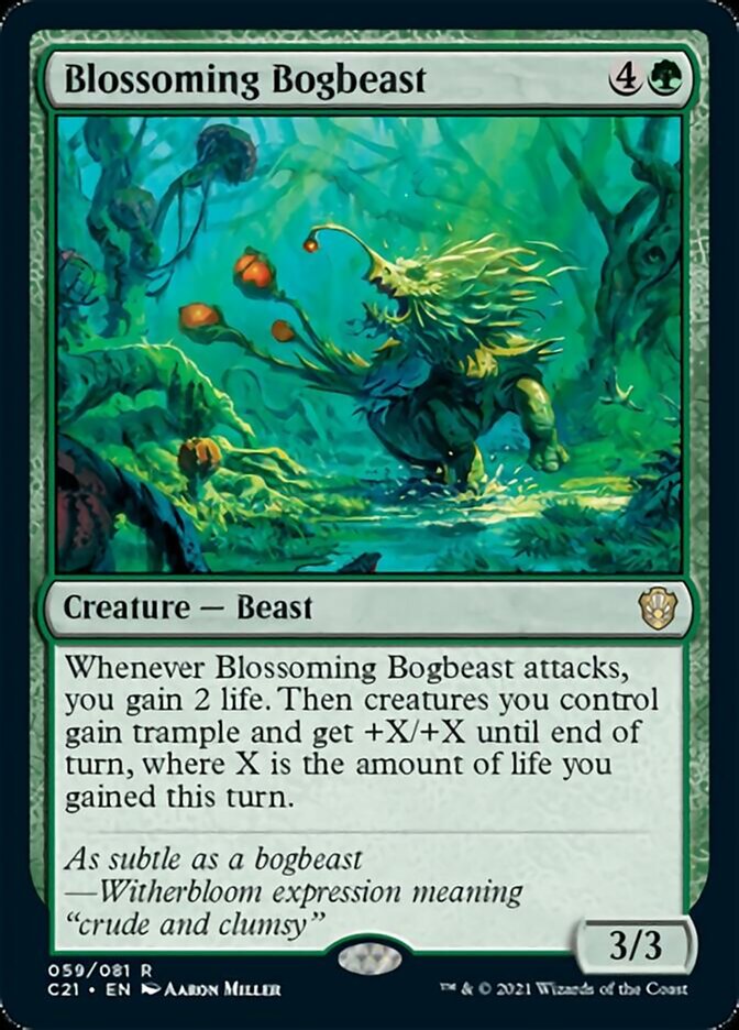 Blossoming Bogbeast [Commander 2021] | Tables and Towers