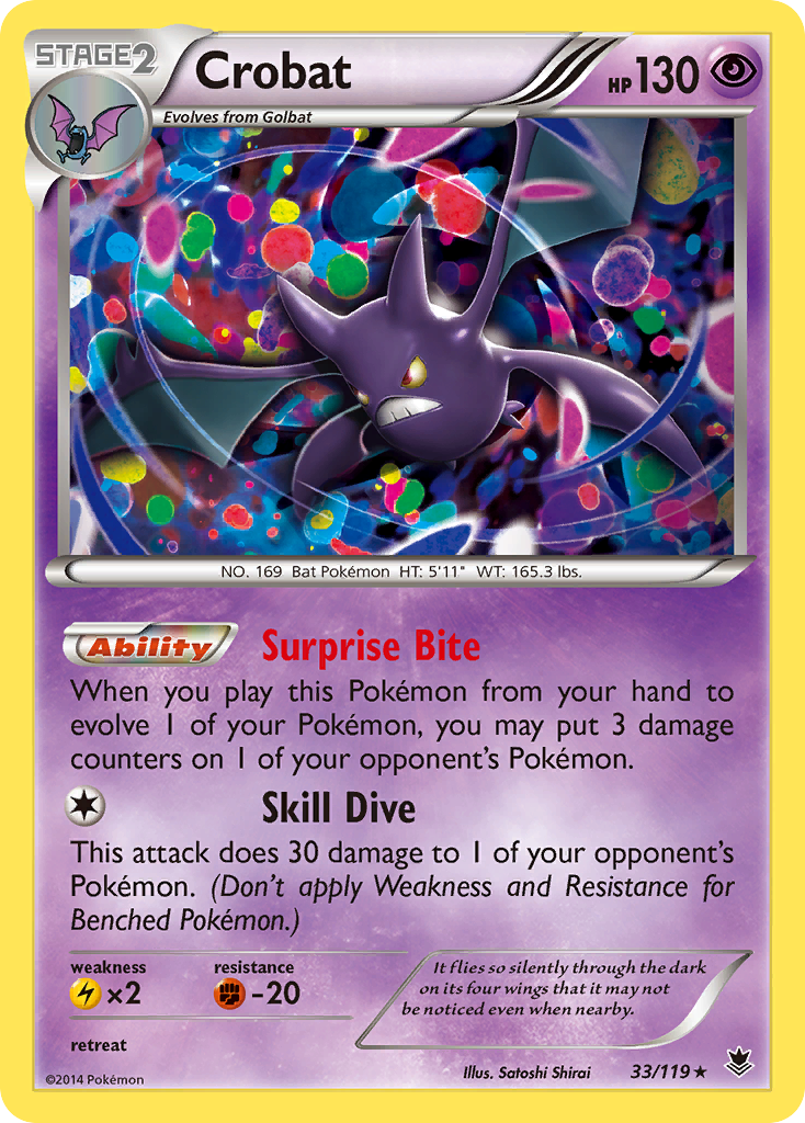 Crobat (33/119) [XY: Phantom Forces] | Tables and Towers