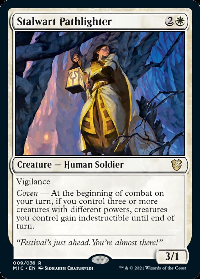 Stalwart Pathlighter [Innistrad: Midnight Hunt Commander] | Tables and Towers