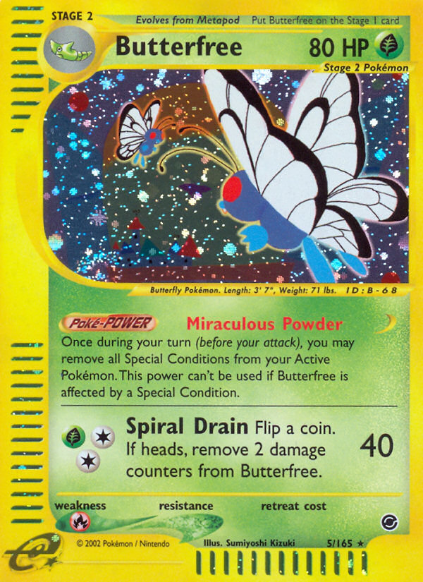 Butterfree (5/165) [Expedition: Base Set] | Tables and Towers