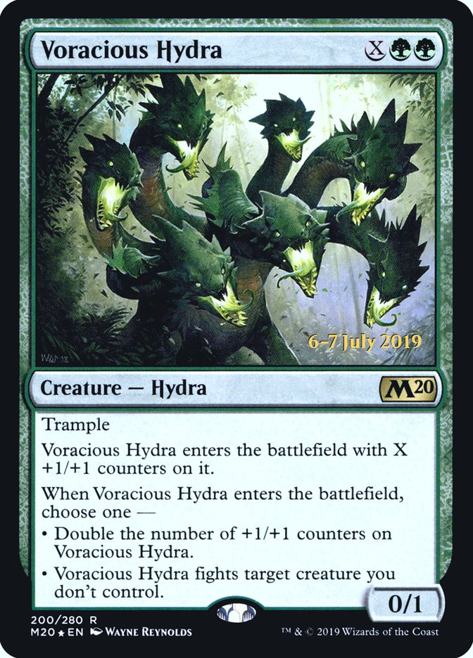 Voracious Hydra [Core Set 2020 Prerelease Promos] | Tables and Towers