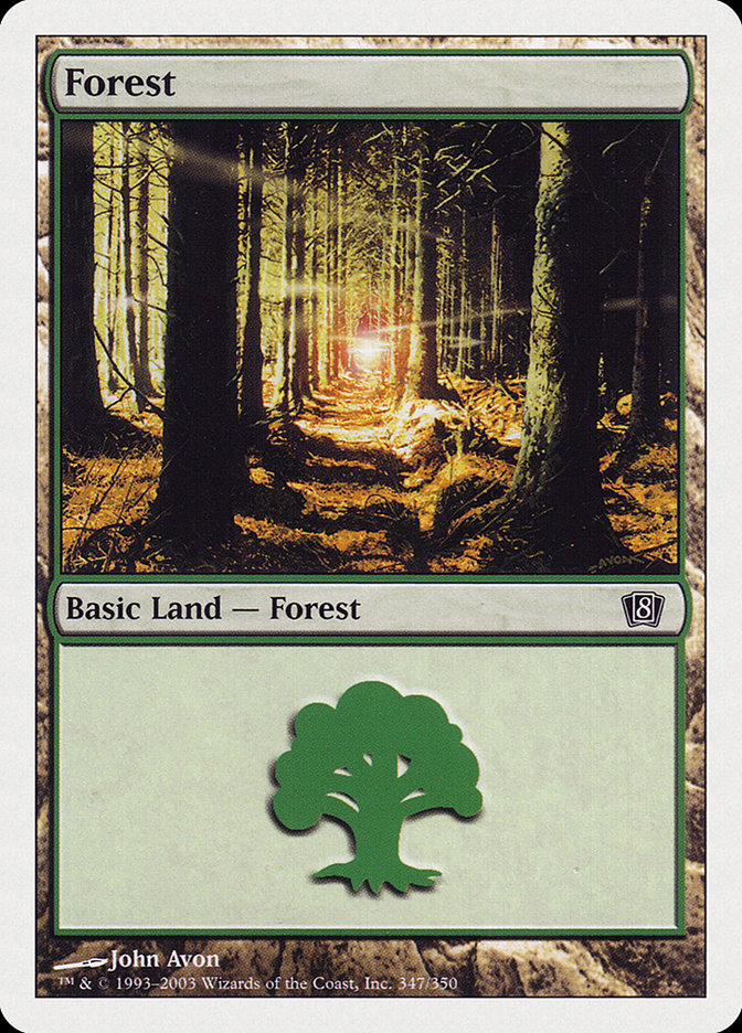 Forest (347) [Eighth Edition] | Tables and Towers