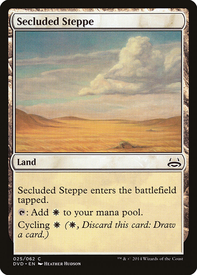 Secluded Steppe (Divine vs. Demonic) [Duel Decks Anthology] | Tables and Towers