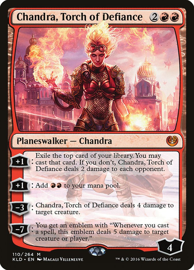 Chandra, Torch of Defiance [Kaladesh] | Tables and Towers