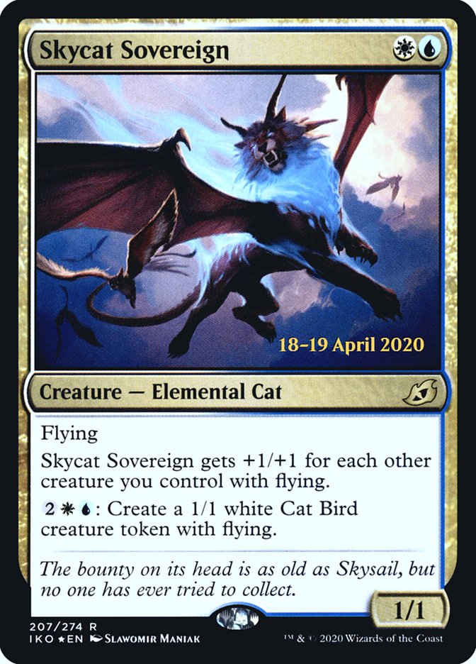 Skycat Sovereign [Ikoria: Lair of Behemoths Prerelease Promos] | Tables and Towers