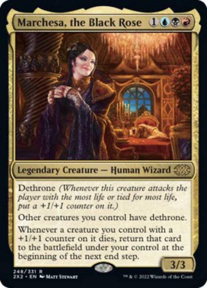 Marchesa, the Black Rose [Double Masters 2022] | Tables and Towers
