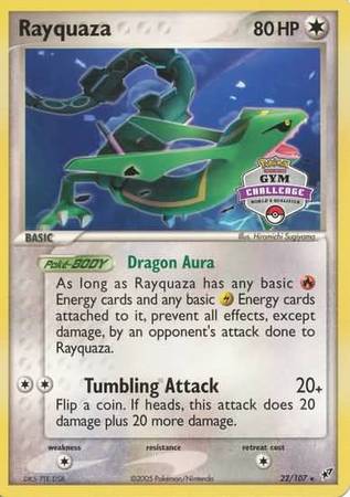 Rayquaza (22/107) (Gym Challenge Promo) [EX: Deoxys] | Tables and Towers