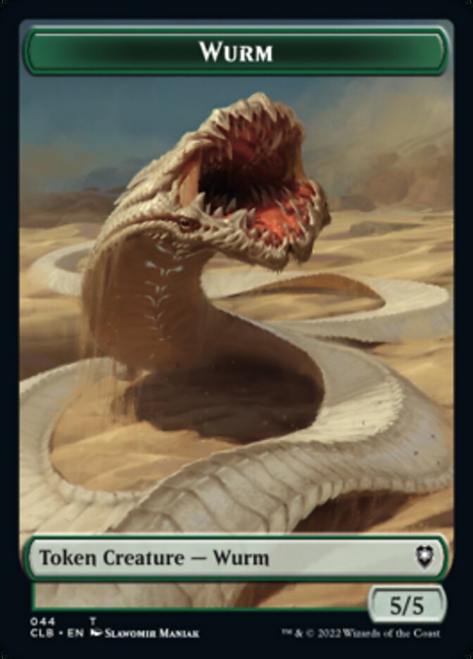 Phyrexian Beast // Wurm Double-Sided Token [Commander Legends: Battle for Baldur's Gate Tokens] | Tables and Towers