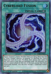 Cyberload Fusion (Green) [LDS2-EN035] Ultra Rare | Tables and Towers