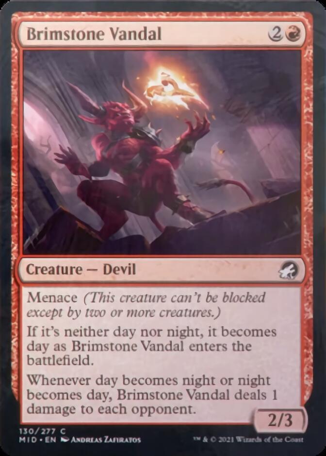 Brimstone Vandal [Innistrad: Midnight Hunt] | Tables and Towers