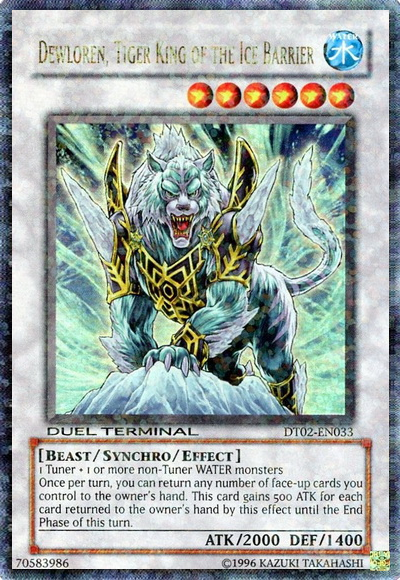 Dewloren, Tiger King of the Ice Barrier [DT02-EN033] Ultra Rare | Tables and Towers