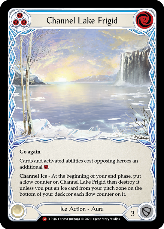 Channel Lake Frigid [ELE146] (Tales of Aria)  1st Edition Rainbow Foil | Tables and Towers