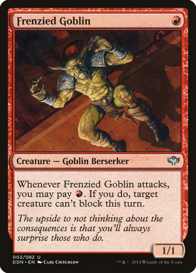 Frenzied Goblin [Duel Decks: Speed vs. Cunning] | Tables and Towers