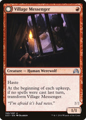 Village Messenger // Moonrise Intruder [Shadows over Innistrad] | Tables and Towers