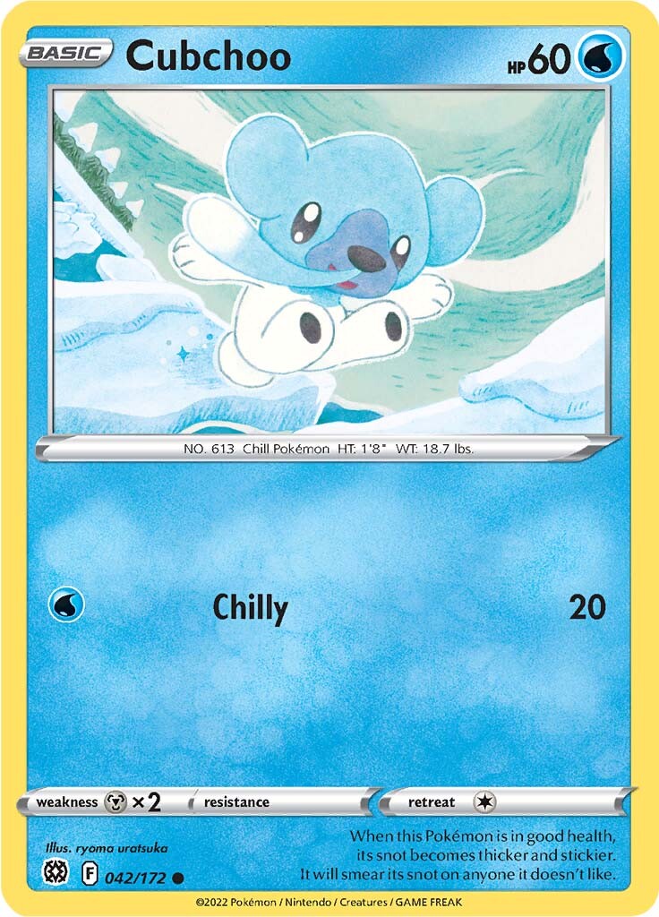 Cubchoo (042/172) [Sword & Shield: Brilliant Stars] | Tables and Towers