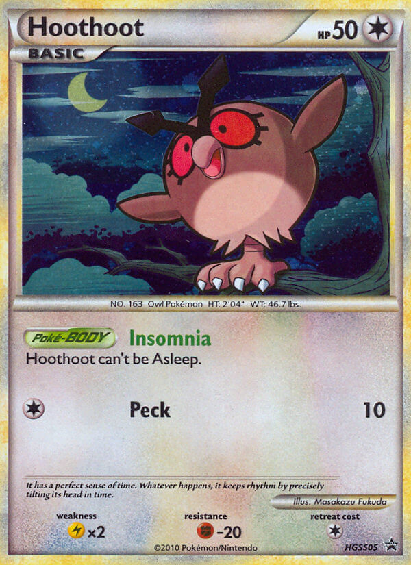 Hoothoot (HGSS05) [HeartGold & SoulSilver: Black Star Promos] | Tables and Towers