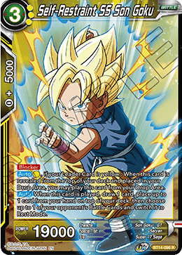 Self-Restraint SS Son Goku (BT14-096) [Cross Spirits] | Tables and Towers