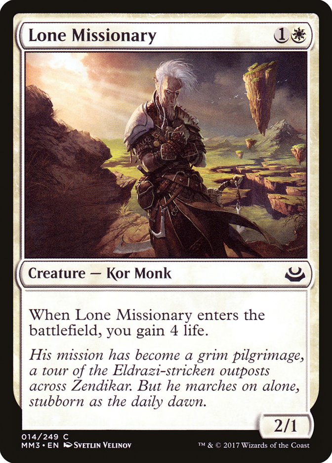 Lone Missionary [Modern Masters 2017] | Tables and Towers