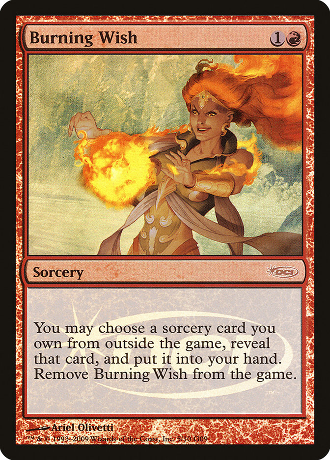 Burning Wish [Judge Gift Cards 2009] | Tables and Towers