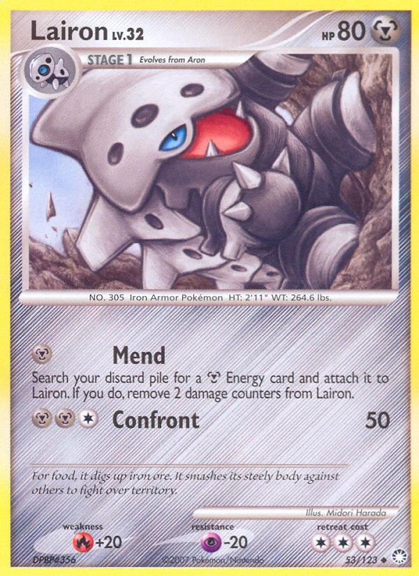 Lairon (53/123) [Diamond & Pearl: Mysterious Treasures] | Tables and Towers