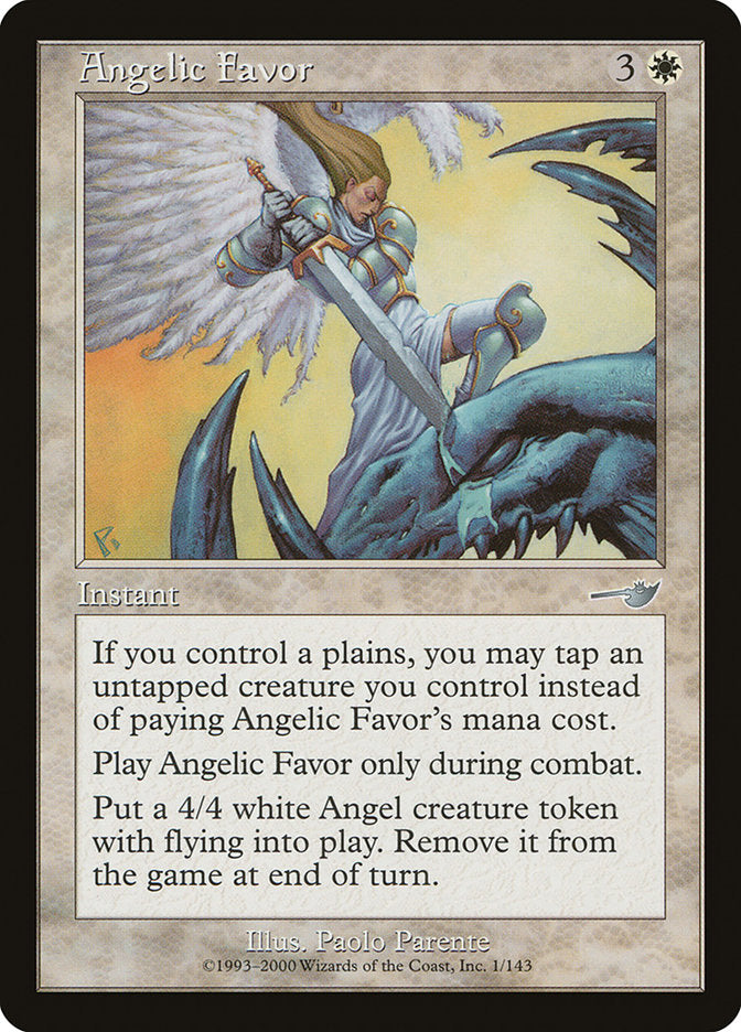 Angelic Favor [Nemesis] | Tables and Towers