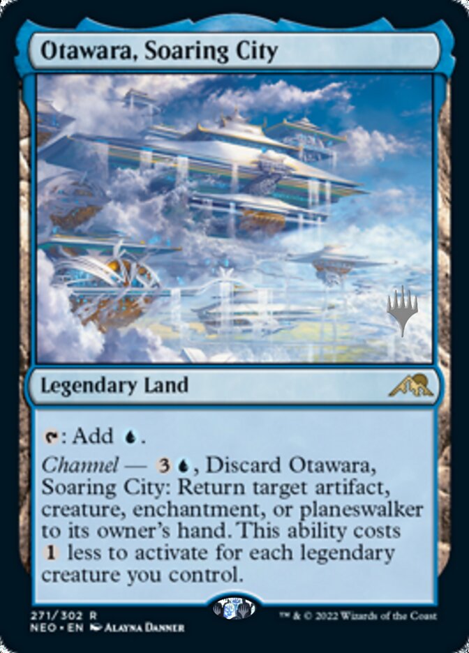 Otawara, Soaring City (Promo Pack) [Kamigawa: Neon Dynasty Promos] | Tables and Towers