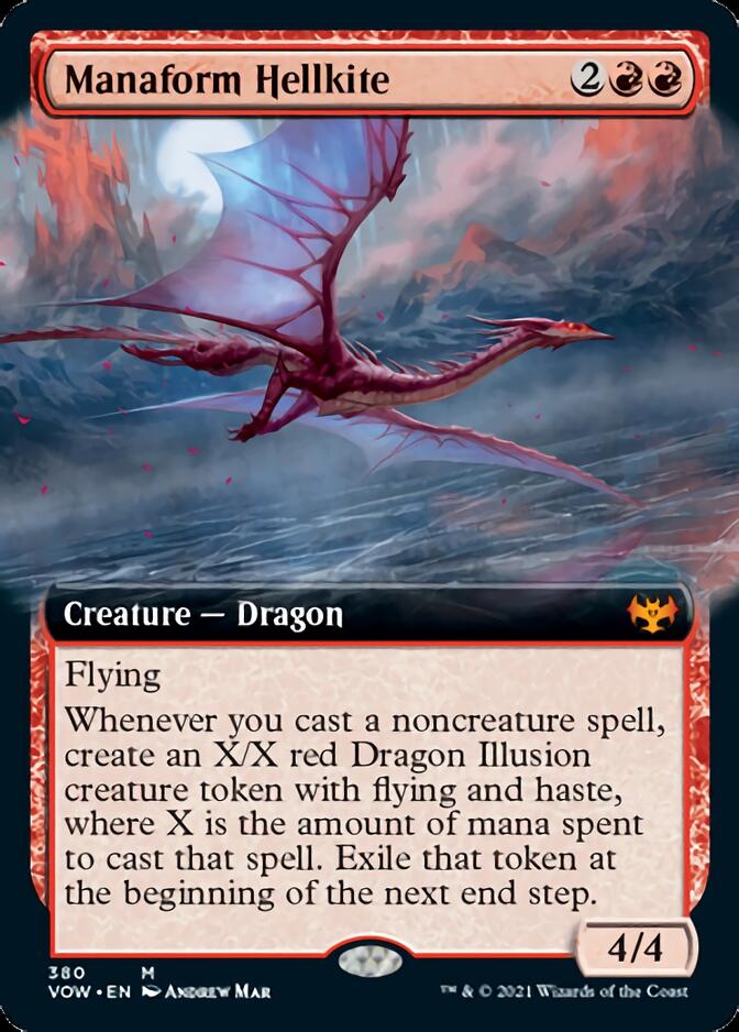 Manaform Hellkite (Extended Art) [Innistrad: Crimson Vow] | Tables and Towers