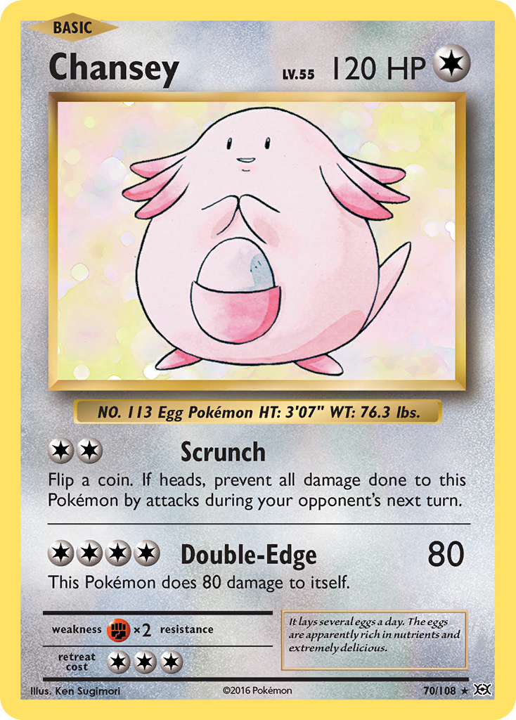 Chansey (70/108) [XY: Evolutions] | Tables and Towers