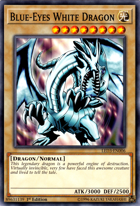 Blue-Eyes White Dragon [LED3-EN006] Common | Tables and Towers