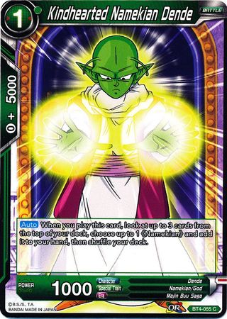 Kindhearted Namekian Dende (BT4-055) [Colossal Warfare] | Tables and Towers