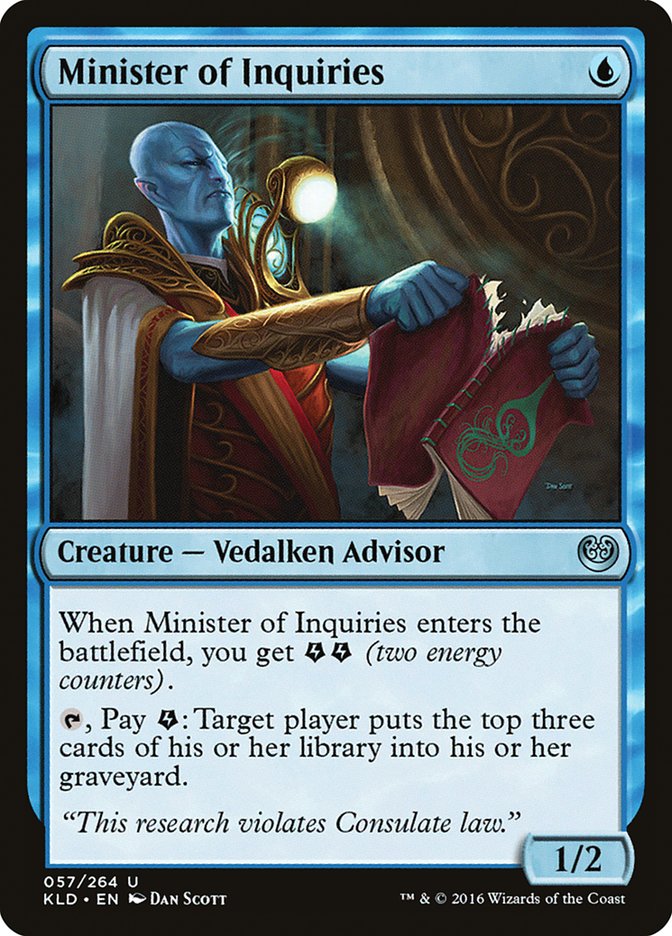 Minister of Inquiries [Kaladesh] | Tables and Towers