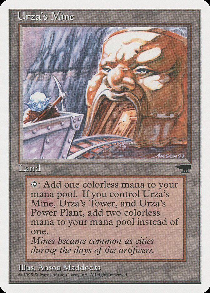 Urza's Mine (Mine Cart Entering Mouth) [Chronicles] | Tables and Towers