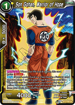 Son Gohan, Warrior of Hope (Uncommon) (BT13-099) [Supreme Rivalry] | Tables and Towers