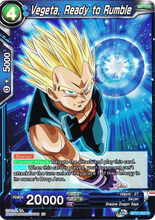 Vegeta, Ready to Rumble (BT11-053) [Vermilion Bloodline] | Tables and Towers