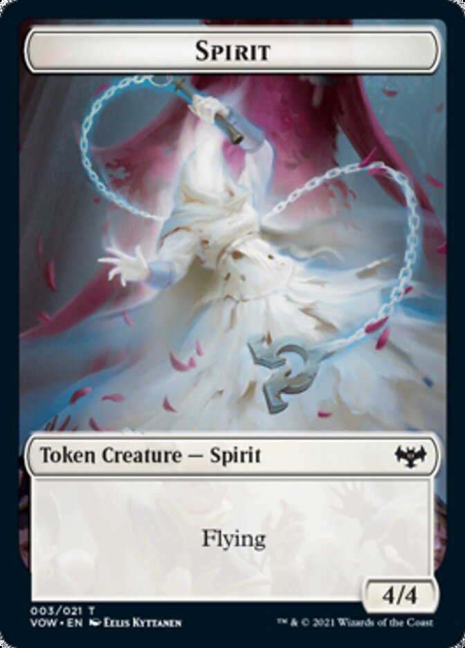 Spirit Token (003) [Innistrad: Crimson Vow Tokens] | Tables and Towers