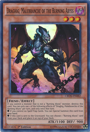 Draghig, Malebranche of the Burning Abyss [CROS-EN082] Super Rare | Tables and Towers